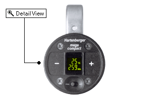 Hartenberger High-Tech-lamps "mega compact" - "mega compact D2"